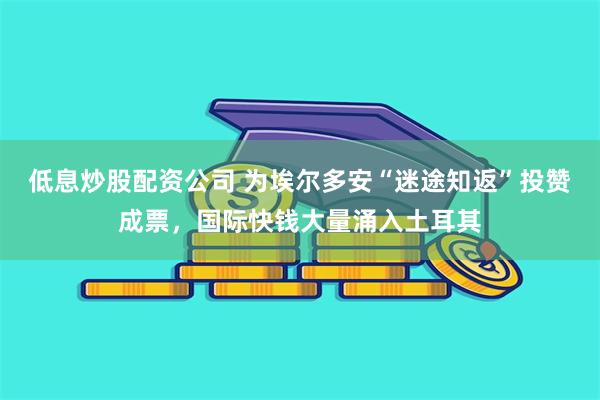 低息炒股配资公司 为埃尔多安“迷途知返”投赞成票，国际快钱大量涌入土耳其