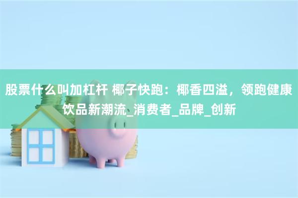 股票什么叫加杠杆 椰子快跑：椰香四溢，领跑健康饮品新潮流_消费者_品牌_创新
