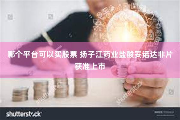 哪个平台可以买股票 扬子江药业盐酸妥诺达非片获准上市